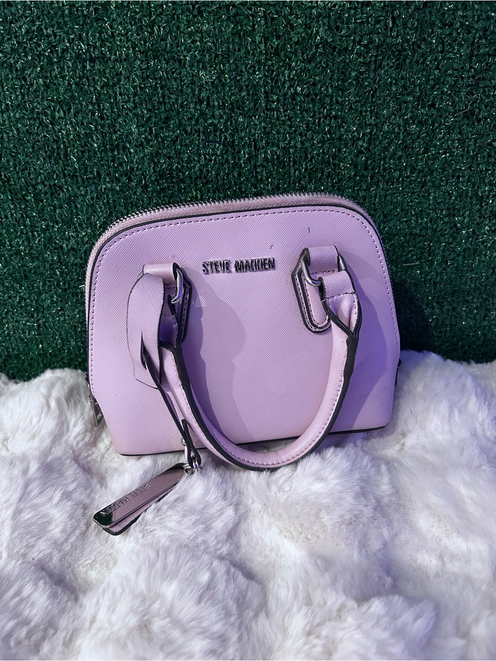 Steve Madden Lavender Mini Dome Satchel